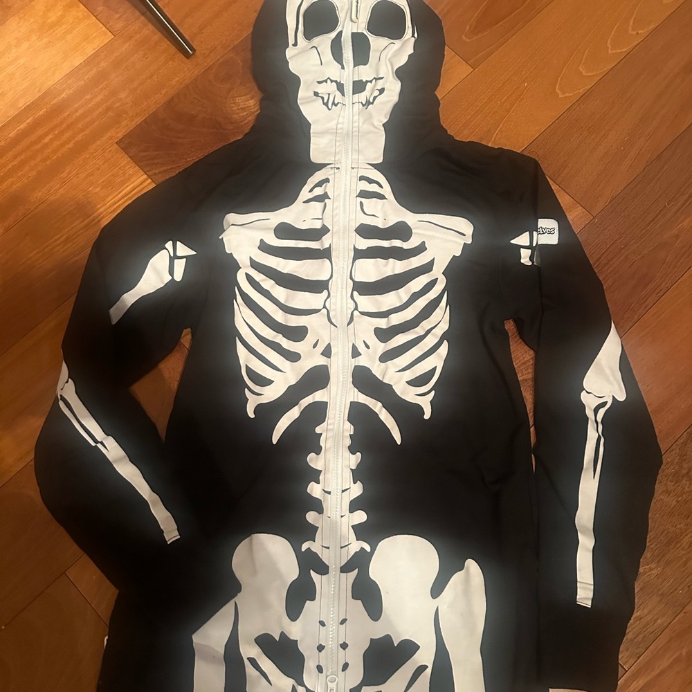 Tipsy Elves Skeleton Romper - Comfy Easy Costume!… - image 2
